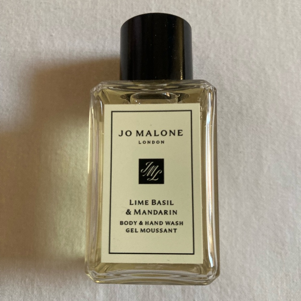 Jo Malone Lime Basil & Mandarin Body & Hand Wash - Clear Bottle with Black Cap